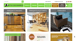 Desktop Screenshot of ecoligne-bambou.com